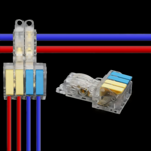 1 stk. skrueløs T samlemuffe - 250V, 2 til 4, 32A