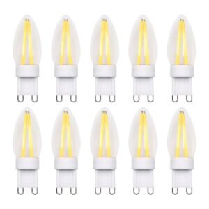 10 stk. G9 2W dæmpbare pærer - 2700K, Filament LED