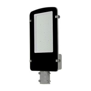 100W LED gadelampe med Samsung LED chip - 100lm/W, IP65, gråt kabinet, udendørs