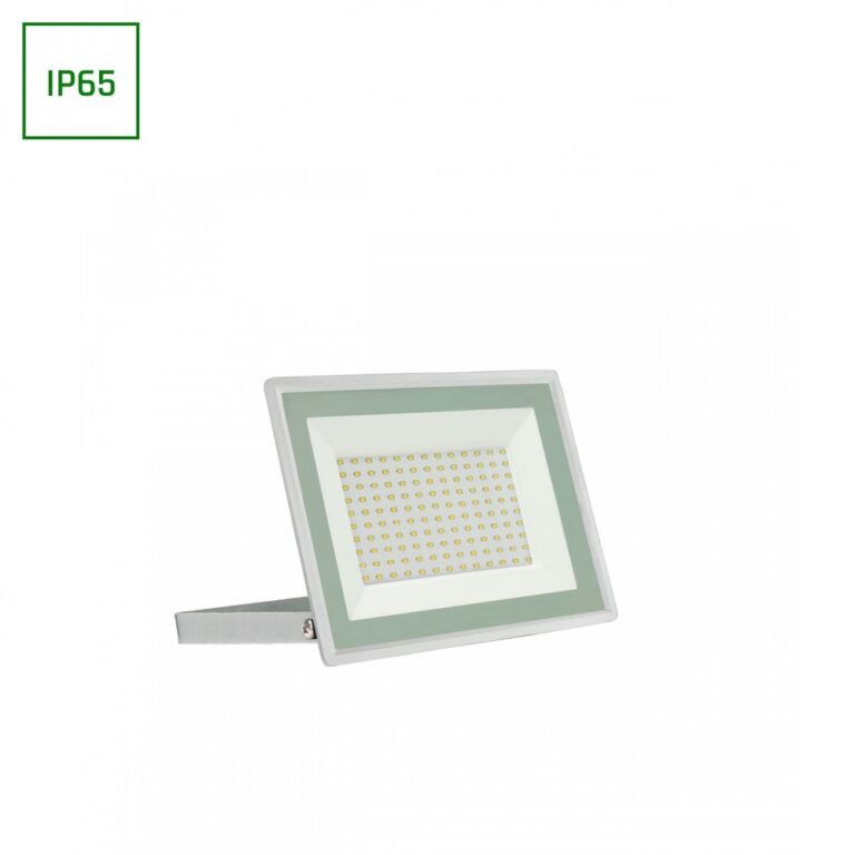 100W LED projektør, hvid - 9400lm, IP65, 6000K, udendørs