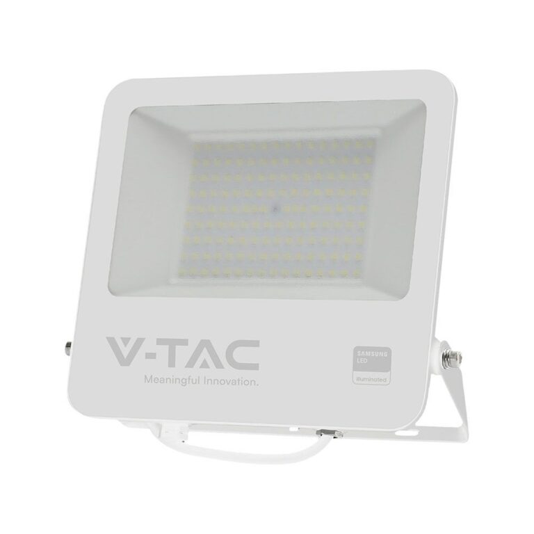 100W LED projektør med Samsung LED chip - 100lm/W, IP65, 4000K, sort kabinet, udendørs