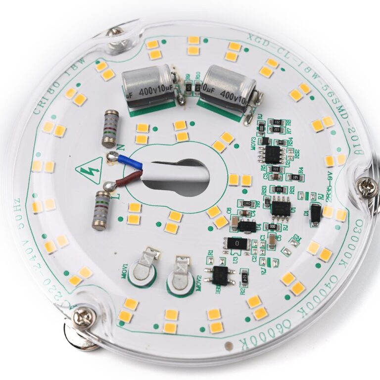 10,1cm / 18W Dæmpbar LED indsats med linser - Flicker free, erstat G24, cirkelrør og kompaktrør