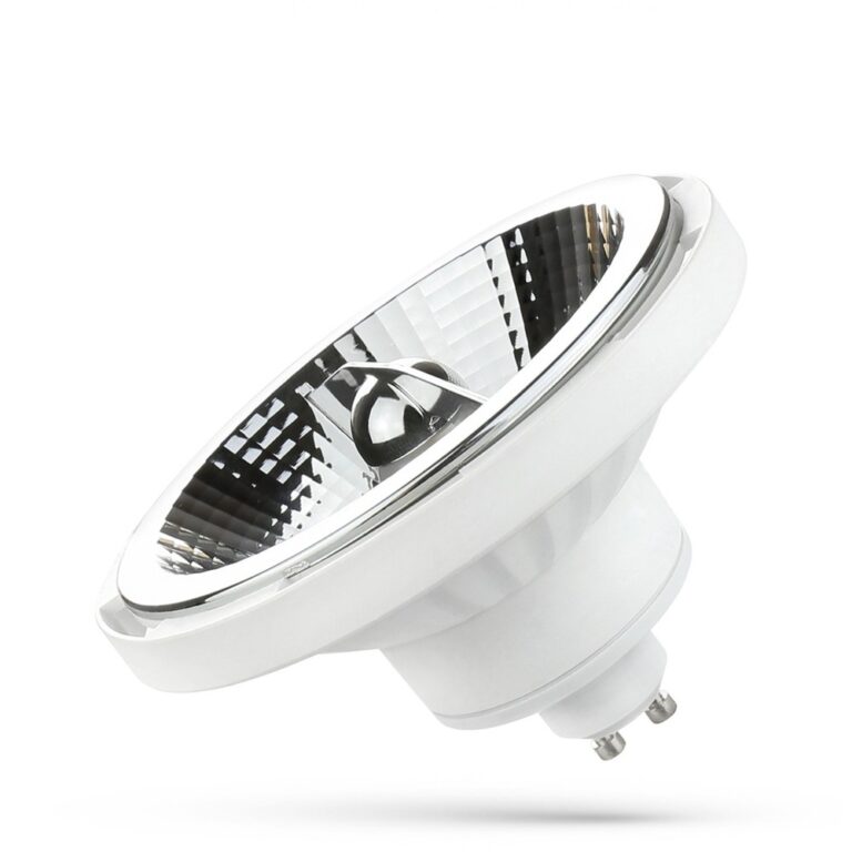 10W GU10 AR111 LED spot - , hvid, 20Â° spredning, 5 års garanti