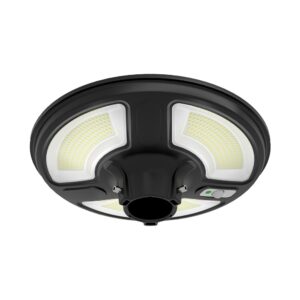10W LED Solar Runde Have Lampe - Sensor RF Kontrol, 6500K, IP65