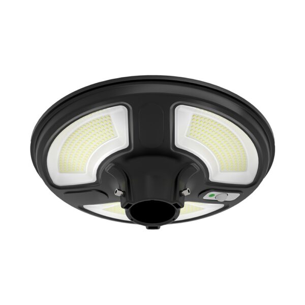10W LED Solar Runde Have Lampe - Sensor RF Kontrol, 6500K, IP65