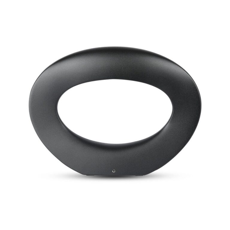 10W LED Væglampe 4000K - Sort hus