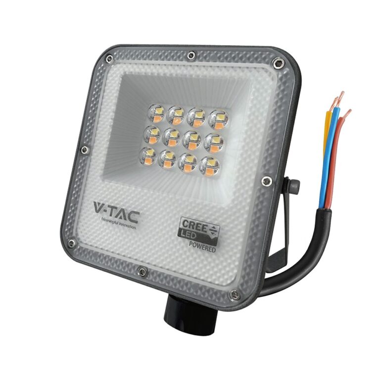 10W LED projektør - CCT, CREE chip, 6 års garanti, Slimline serien