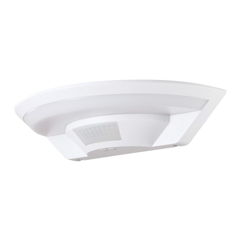10W LED udendørs væglampe med PIR sensor - Hvid, 4000K, Cree chip