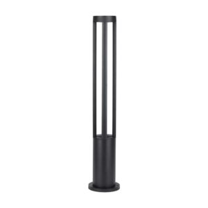 10W LED væglampe - 6400K, sort hus, 80cm højde