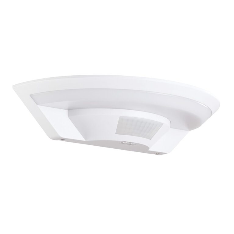 10W LED væglampe med sensor, Samsung chip - IP54, 900lm, hvid, 5 års garanti