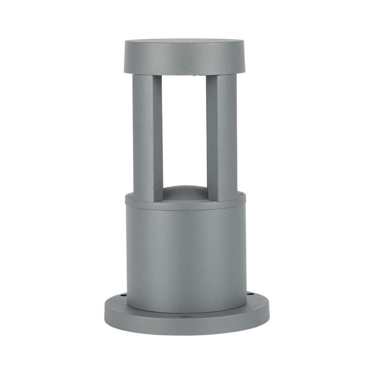 10W Væglampe - LED, 6400K, Grå kabinet, 25cm højde