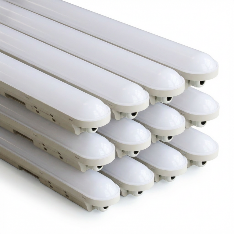 12 stk. Spectrum Limea Connect 36W LED armatur - 120cm, IP65 vandtæt, 147 lm/W, gennemfortrådet, 230V