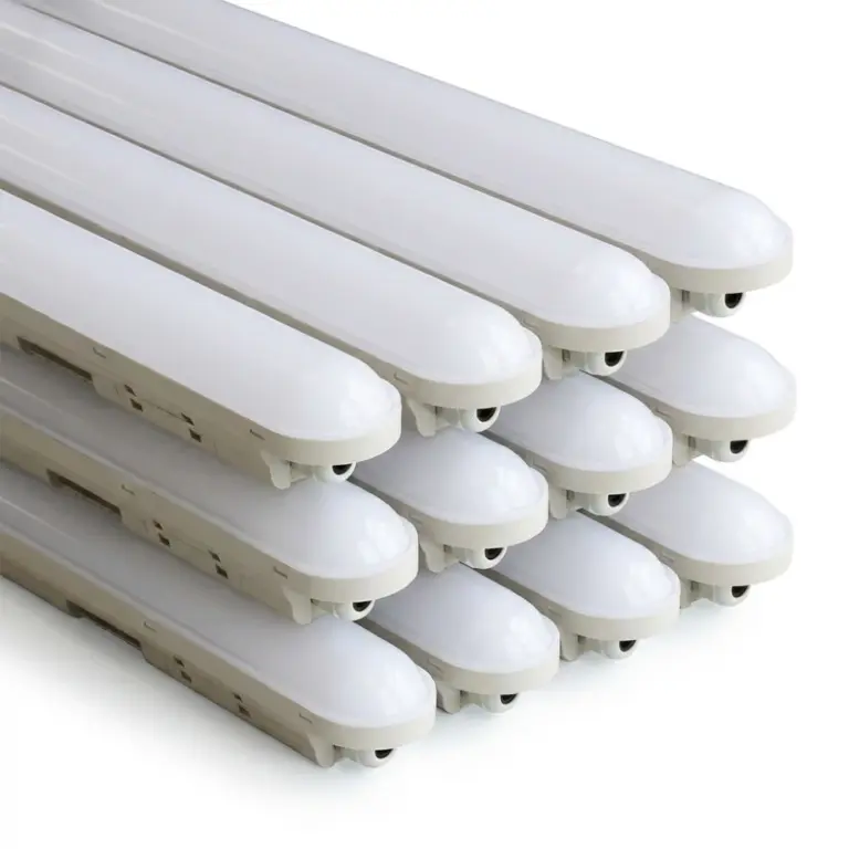12 stk. Spectrum Limea Connect 36W LED armatur - 120cm, IP65 vandtæt, 147 lm/W, gennemfortrådet, 230V