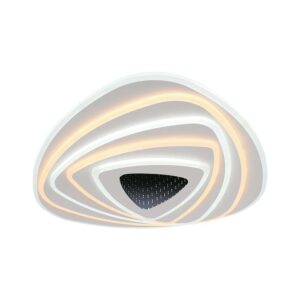 120W LED Smart Dekorativ Loftlampe - 51x50x7cm, 3i1 Dæmpbar+Fjernbetjening.