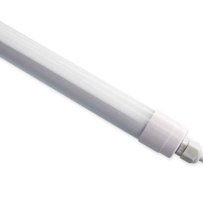 120cm 18W LED armatur, gennemfortrådet - IP65, Ø25cm