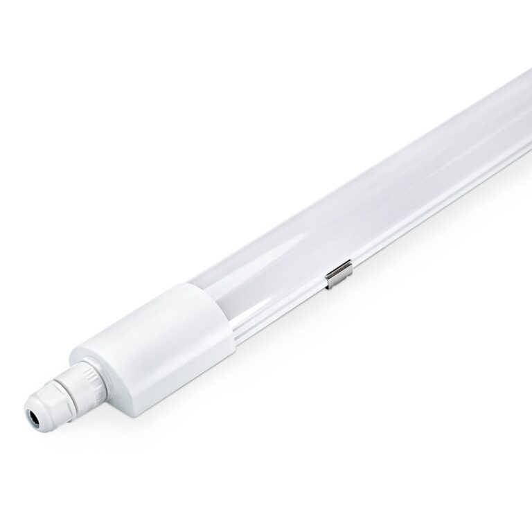 120cm 36W slim armatur gennemfortrådet - RA93, 120lm/W, IP65