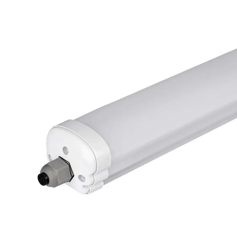 120cm 36W vandtæt komplet LED armatur, gennemfortrådet - 130lm/W, IP65, 6 års garanti