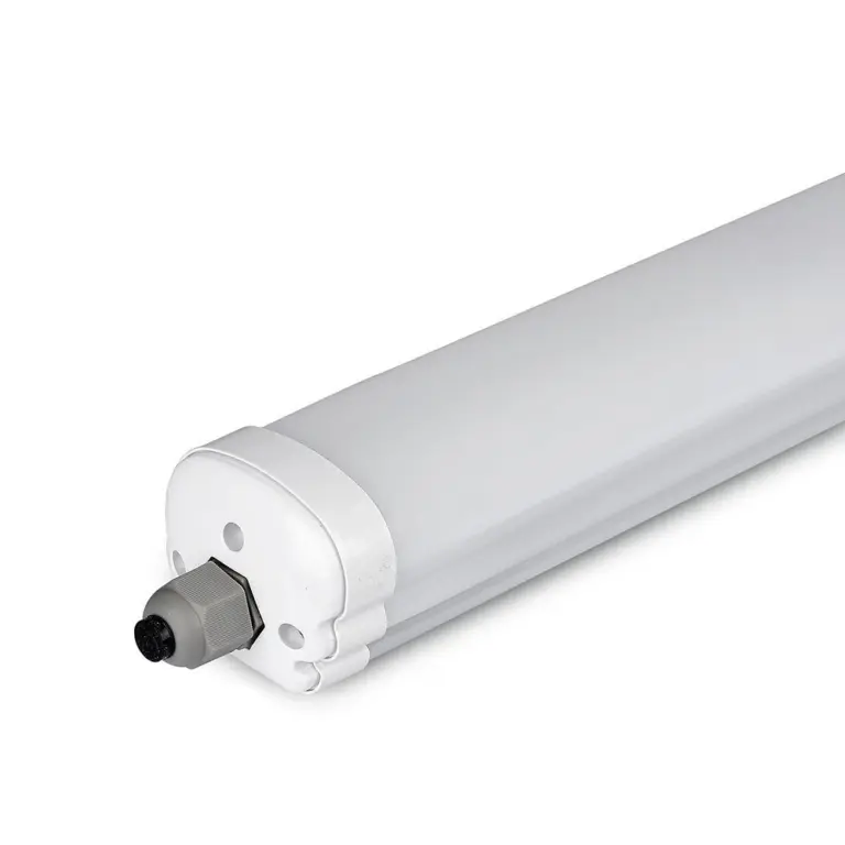 120cm 36W vandtæt komplet LED armatur, gennemfortrådet - 4320lm, 120lm/W, IP65