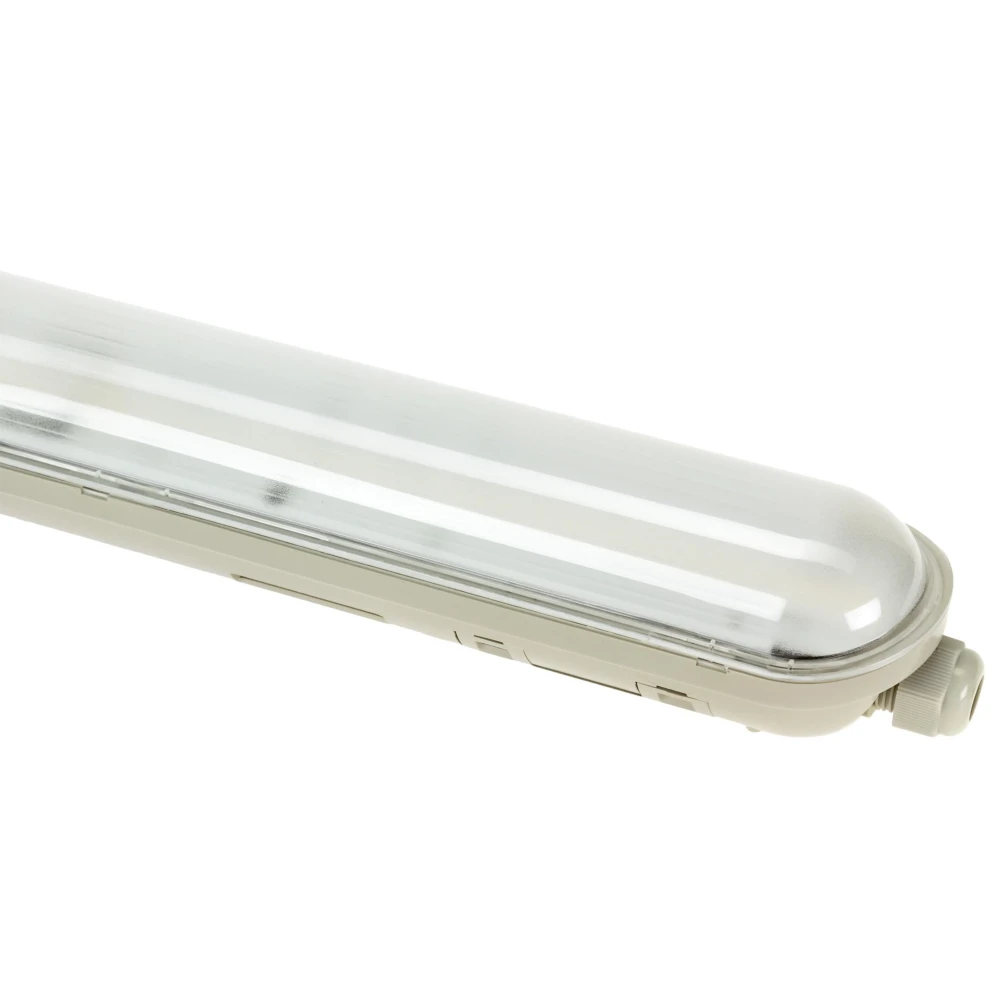 120cm 38W Gigant LED armatur, Gennemfortrådet - 174lm/W, IP65 vandtæt