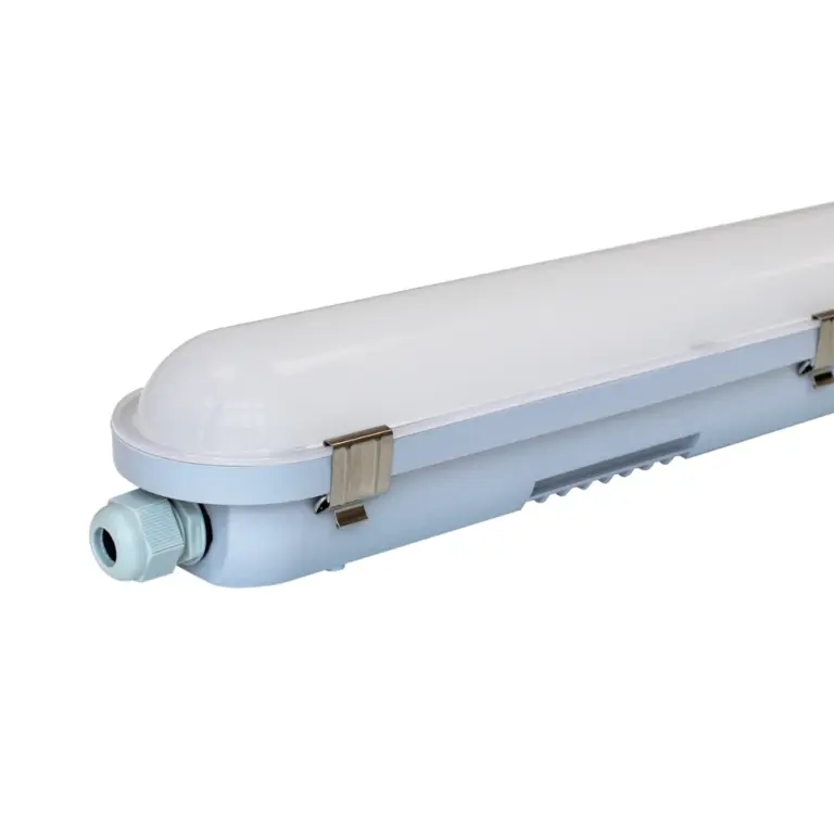 120cm 40W 0-10V armatur HiCRI, Gennemfortrådet - IP65, RA90, Flicker fri