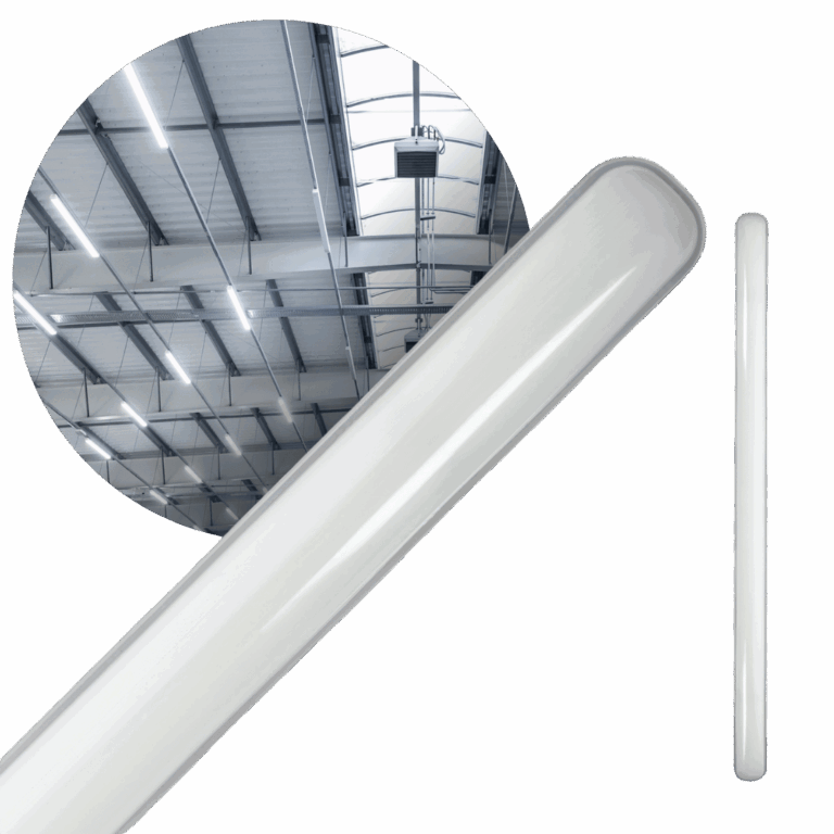 120cm Fladt LED Armatur - Gennemfortrådet - 4000K - 36W - 4320lm - IP65