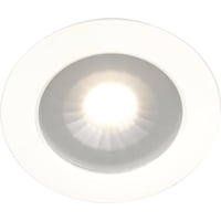 12V LED downlight, 4,3W, 300 lm, 3000K, 70 mm, hvid