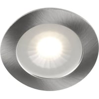 12V Led Downlight, 4,3W, 300lm, 3000K, 70 mm, brstet stl