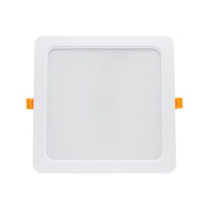 12W 14,5 x 14,5 cm LED indbygningspanel - IP54 udendørs, Hul: 12 x 12 cm, Mål: 14,5 x 14,5 cm
