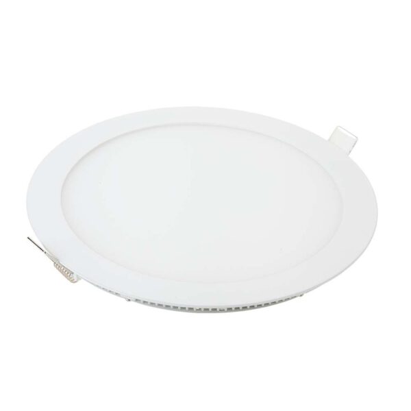 12W LED Premium Panel - 6400K, Rund