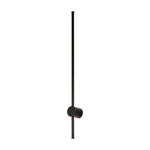 12W LED Væglampe - 3000K Sort, IP65
