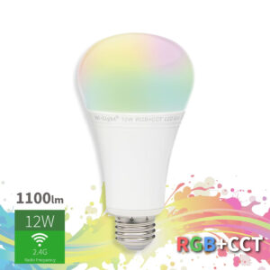 12W | Smart Pære | Mi Light | E27 | RGB + CCT | 1100 lm | Dæmpbar | 16 mio. farver