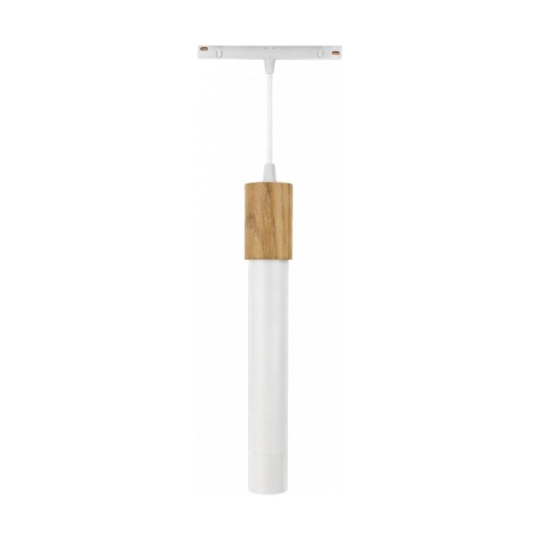 12W System Shift Hangit Wood LED pendel - CCT switch, 25Â°, hvid, 90cm kabel