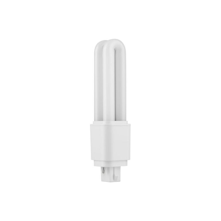 14,3cm / 6W G24d-2 LED pære - Direkte/Ballast kompatibel, 880lm, opal glas