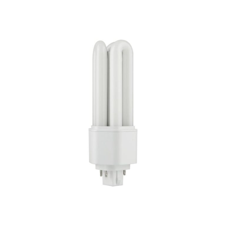 14cm / 10W GX24q LED pære - 1450lm, 4-pin, opal glas, 6500K