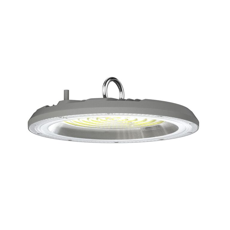 150W LED high bay, CCT - 82lm/W, Ø27,7cm, 3 lyskulører, IP20 indendørs