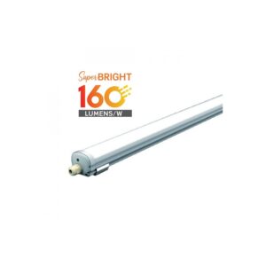 150cm 32W vandtæt komplet LED armatur, Gennemfortrådet - 5120lm, 160lm/W, IP65