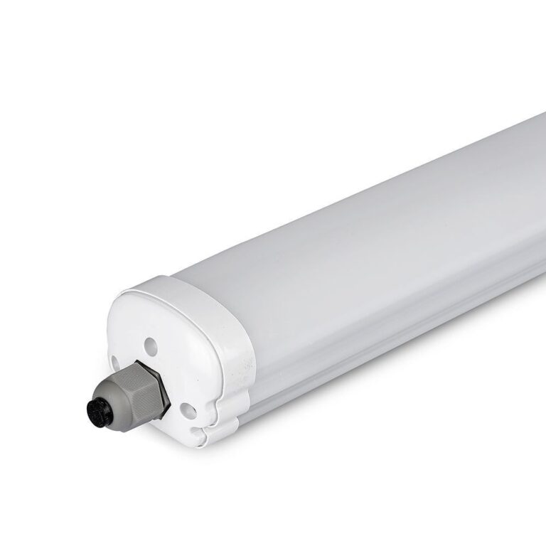 150cm 48W vandtæt komplet LED armatur, gennemfortrådet - 5760lm, 120lm/W, IP65