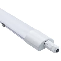 150cm vandtt LED armatur - 45W, gennemfortrdet, IP65, 230V, 5400lm