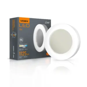 15W LED loft/væglampe Bulkhead - IP65, 5000K, 19x19cm, hvid kant, IK07, udendørs/vådrum