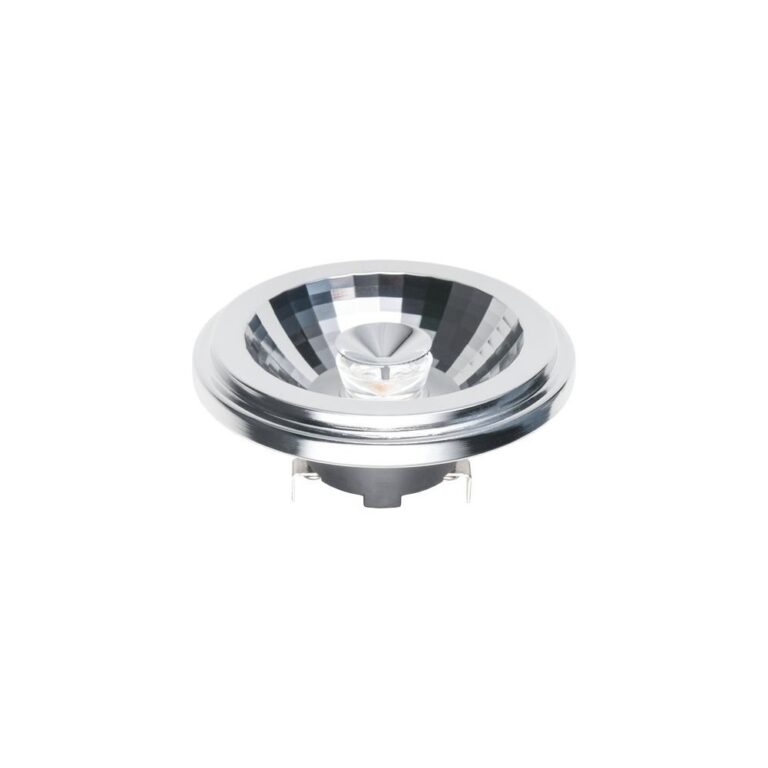 15W dæmpbar G53 AR111 LED pære, 12V - 10Â°, 1080lm, 2700K, grå