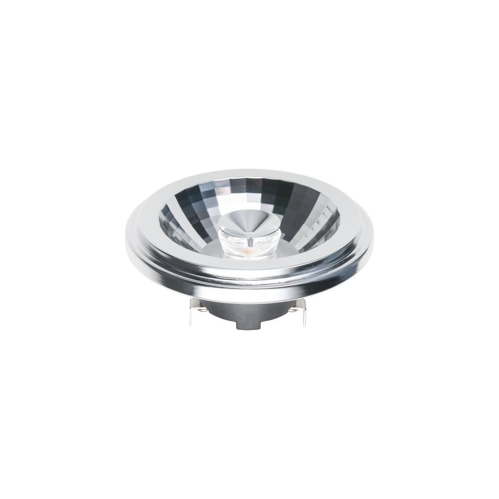 15W dæmpbar G53 AR111 LED pære, 12V - 10°, 1080lm, 2700K, grå
