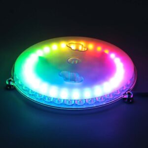 17cm / 18W RGBIC+CCT LED indsats med linser - Erstat G24, cirkelrør og kompaktrør