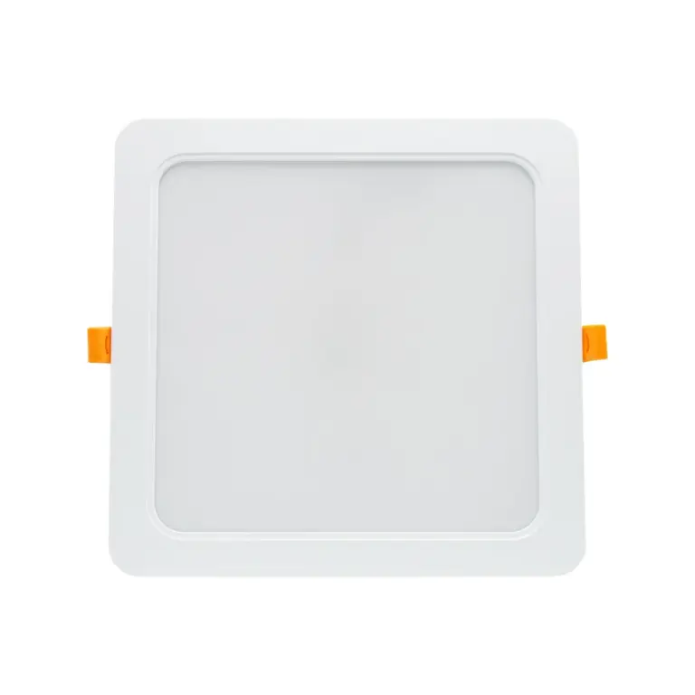 18W 17x17cm LED indbygningspanel - IP54 udendørs, Hul: 14,5 x 14,5 cm, Mål: 17 x 17 cm