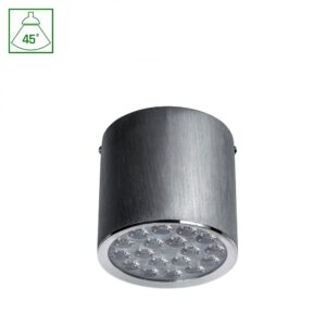 18W CHLOE LED loftlampe - 45 grader, sølv, aluminium, kold hvid, IP20 indendørs