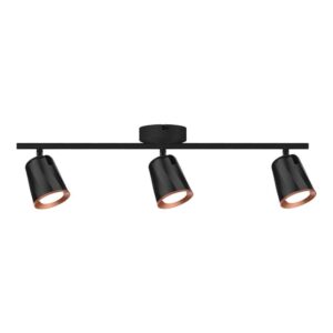 18W LED Væglampe 4000K Sort