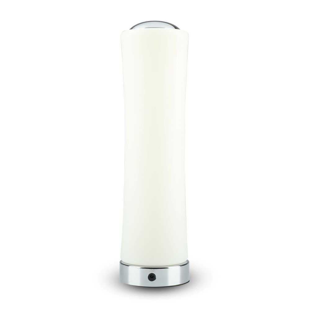 18W LED designer bordlampe - Touch dæmpbar, 1200lm, 3000K, krom finish