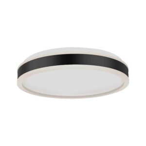 18W LED designer loftlampe - Sort, Ø35cm, 4000K, 1280lm, IP20