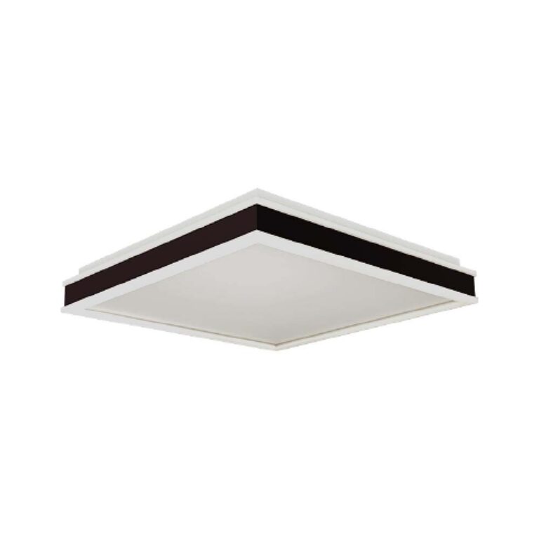 18W LED designer loftlampe, kvadratisk - Sort, 1490lm, 35x35cm, 4000K, IP20 indendørs