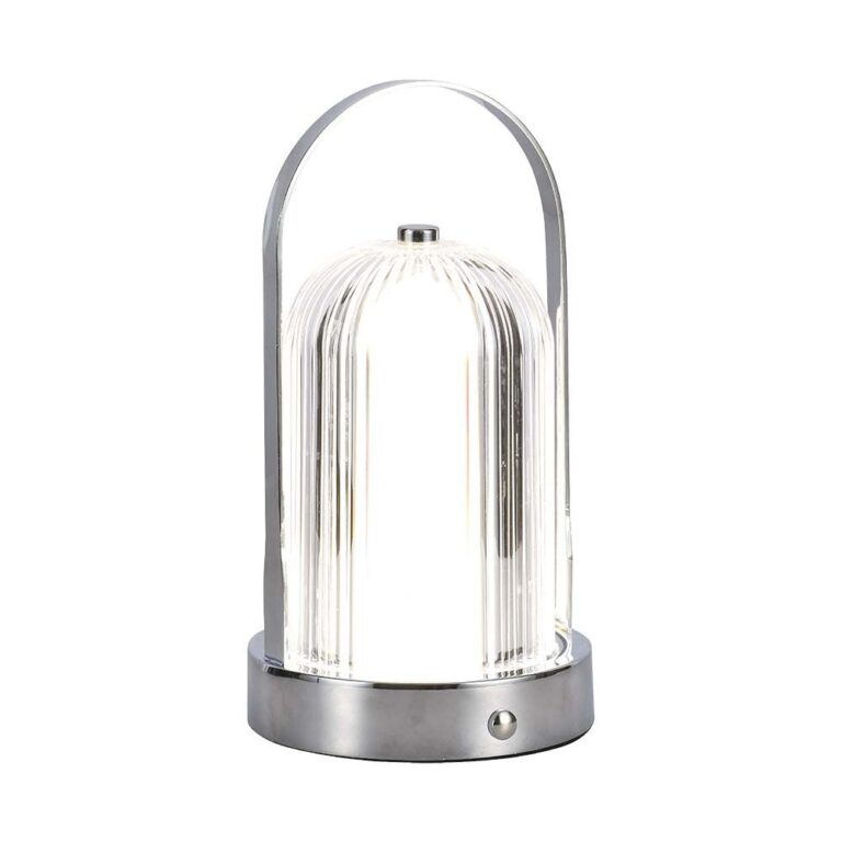 1W genopladelig LED bordlampe, 3-i-1 CCT - Touch dæmpbar, USB-C, 6-8 timers batteri, antik finish