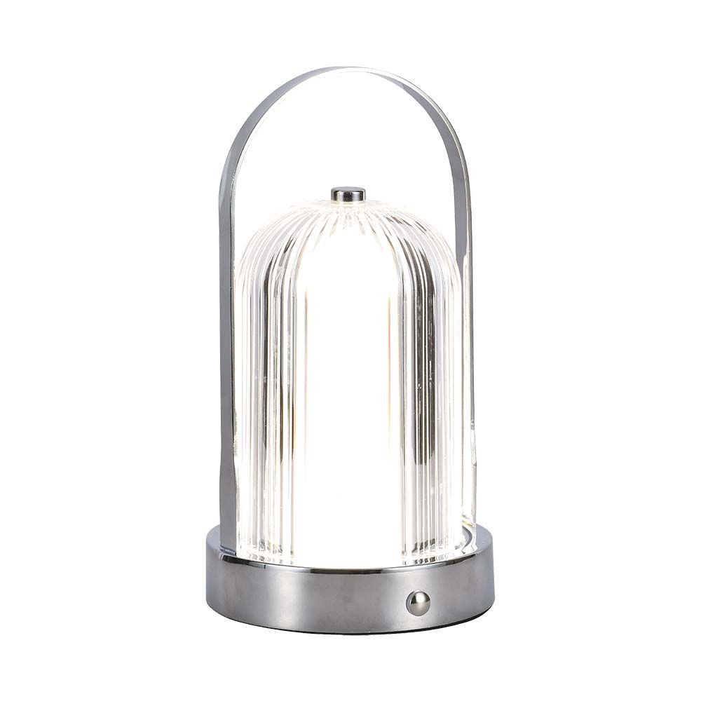 1W genopladelig LED bordlampe, 3-i-1 CCT - Touch dæmpbar, USB-C, 6-8 timers batteri, antik finish